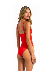 Thea One Piece Crimson